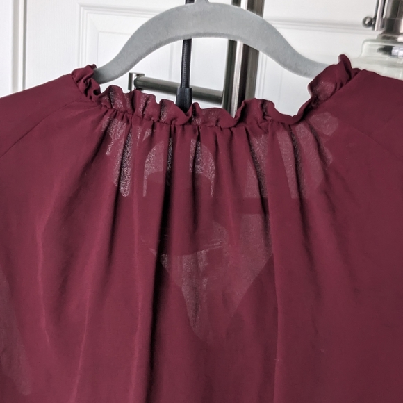 Maroon blouse - Picture 7 of 7